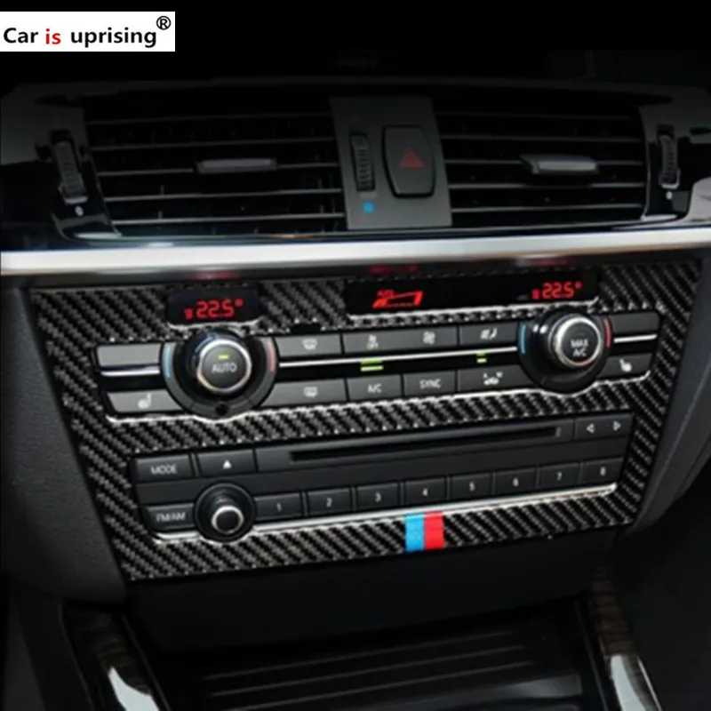 For BMW F25 F26 Interior Trim Car-styling Carbon Fiber Center CD Panel Cover 3D car Stickers 2011-2017 X3 X4 Accessories
For BMW F25 F26 Interior Trim Car-styling Carbon Fiber Center CD Panel Cover 3D car Stickers 2011-2017 X3 X4 Accessories