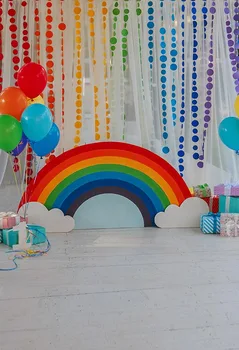 Vinyl Photography Backdrops Rainbow Birthday photo background 5x7ft backdrops for Photo Studio fotografia Computer printing
Vinyl Photography Backdrops Rainbow Birthday photo background 5x7ft backdrops for Photo Studio fotografia Computer printing
