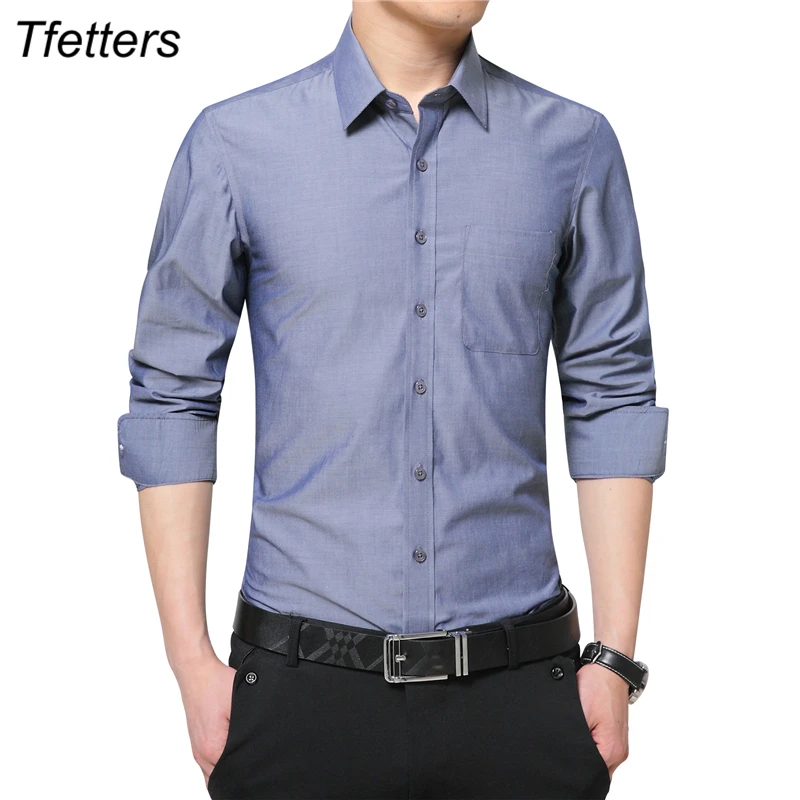 TFETTERS Brand New Mens Dress Shirt Long Sleeve Cool Shirt Candy Color Plus Size 5XL Turn Down Collar Slim Fit Shirt for Men
TFETTERS Brand New Mens Dress Shirt Long Sleeve Cool Shirt Candy Color Plus Size 5XL Turn Down Collar Slim Fit Shirt for Men