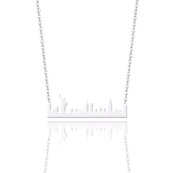 Fashion City Landscape Necklaces The New York Skyline Pendant Necklaces Landmarks Commemorate Necklaces for Women
Fashion City Landscape Necklaces The New York Skyline Pendant Necklaces Landmarks Commemorate Necklaces for Women