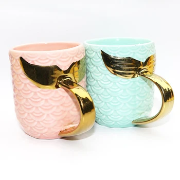 Ceramic Gold Mermaid Mug,Morning Mugs Pink Mint Green Porcelain cups Anti-hot Breakfast Milk Coffee Tea Gift Golden Cup 420ml
Ceramic Gold Mermaid Mug,Morning Mugs Pink Mint Green Porcelain cups Anti-hot Breakfast Milk Coffee Tea Gift Golden Cup 420ml