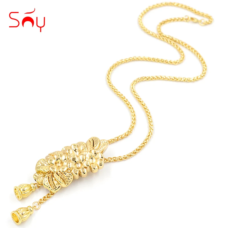 Sunny Jewelry Long Chain Necklace Big Pendant For Women Copper Jewelry Findings Slide Charms For Wedding Dubai Fashion Jewelry
Sunny Jewelry Long Chain Necklace Big Pendant For Women Copper Jewelry Findings Slide Charms For Wedding Dubai Fashion Jewelry