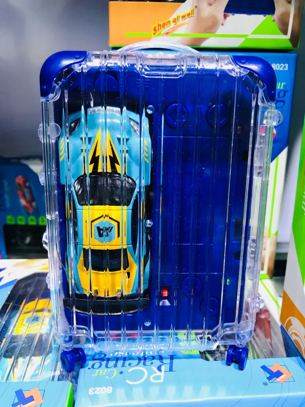 Suitcase Mini RC Car Radio Remote Control Micro Racing RC Car 4 Frequencies Toy For Kids Gift
Suitcase Mini RC Car Radio Remote Control Micro Racing RC Car 4 Frequencies Toy For Kids Gift