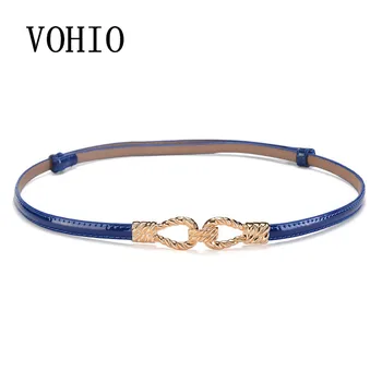 VOHIO women belt Contracted black thin waist belt female Leather paint belt sweater skirt decorated off white free shipping
VOHIO women belt Contracted black thin waist belt female Leather paint belt sweater skirt decorated off white free shipping