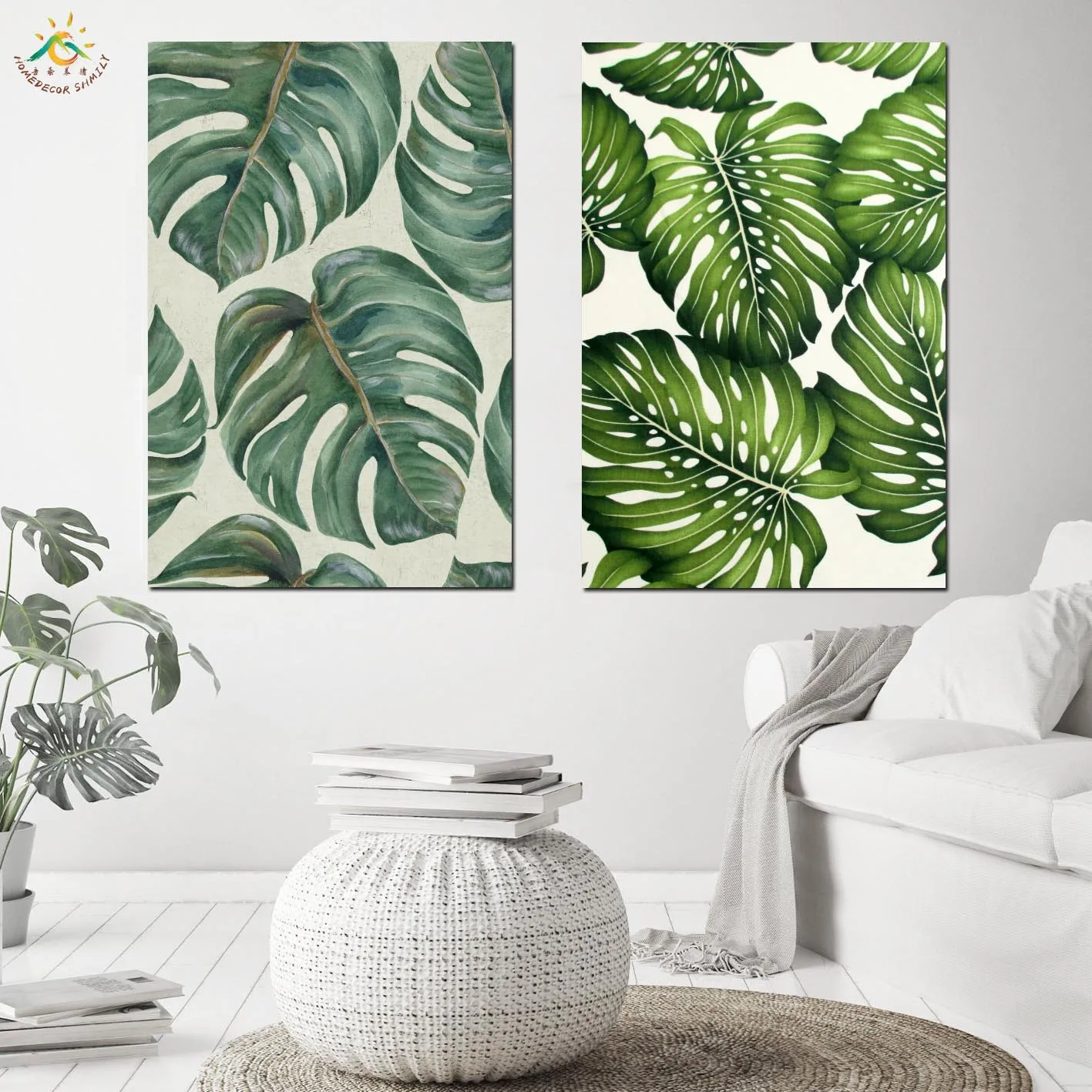 Watercolor Leaves Wall Art Canvas Art Green Style Plant Nordic Posters and Prints Decorative Nordic Poster Scroll Painting
Watercolor Leaves Wall Art Canvas Art Green Style Plant Nordic Posters and Prints Decorative Nordic Poster Scroll Painting
