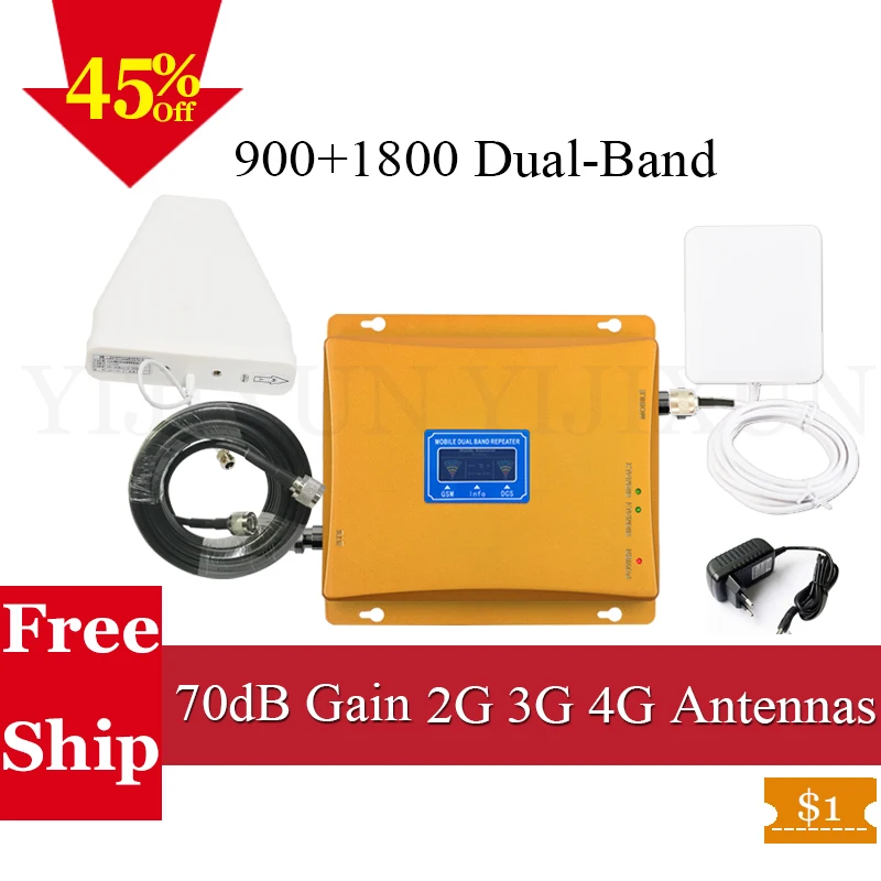 BigSale!! Russia GSM 900 DCS 1800mhz LTE 4G Cellular signal booster 900/1800Mhz GSM 4G repeater for cell phone 2g 4g amplifier
BigSale!! Russia GSM 900 DCS 1800mhz LTE 4G Cellular signal booster 900/1800Mhz GSM 4G repeater for cell phone 2g 4g amplifier