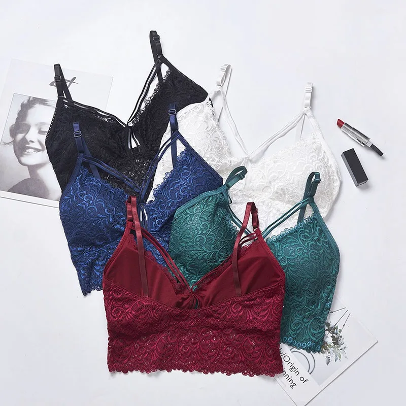 Women Bra Push Up Lace Bralette Padded Seamless Underwear Plus Size Bra Wireless Black White Blue Green Wine Red Bras for Women
Women Bra Push Up Lace Bralette Padded Seamless Underwear Plus Size Bra Wireless Black White Blue Green Wine Red Bras for Women