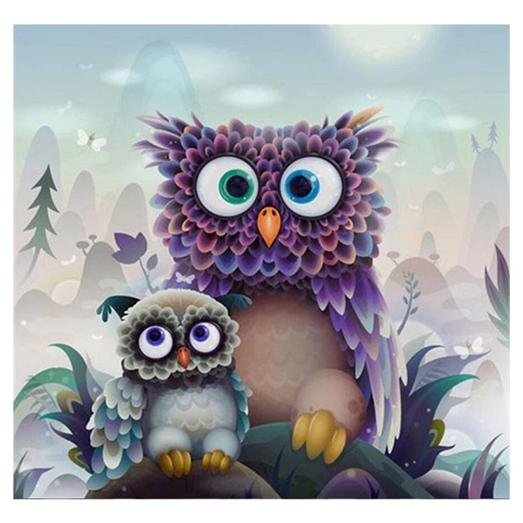 5D DIY diamond painting Cartoon owl Full Round Full drilling Diamond embroidery Cross stitch Holiday Gifts
5D DIY diamond painting Cartoon owl Full Round Full drilling Diamond embroidery Cross stitch Holiday Gifts