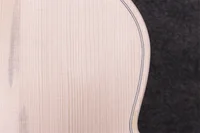 1pcs 4/4 violin unfinished Flame maple Russian spruce top White Violin Body#2035