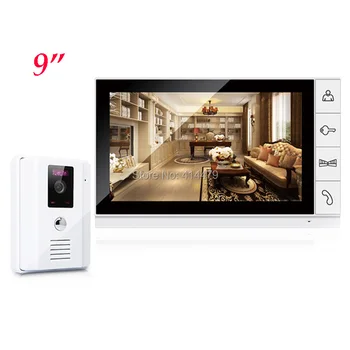 Big 9 inch Color TFT LCD Monitor Video Door Phone Doorbell Intercom System 700TVL Night Vision Camera For Home Security
Big 9 inch Color TFT LCD Monitor Video Door Phone Doorbell Intercom System 700TVL Night Vision Camera For Home Security