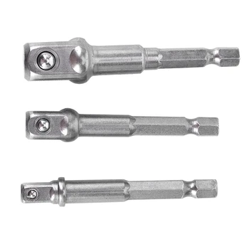 3Pcs/Set 1/4 inch 3/8 inch 1/2 inch Hex Power Drill Driver Socket Wrench Adapter Extension Bar Bit 65-72mm
3Pcs/Set 1/4 inch 3/8 inch 1/2 inch Hex Power Drill Driver Socket Wrench Adapter Extension Bar Bit 65-72mm