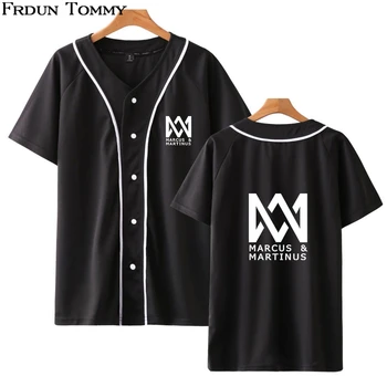 Marcus & Martinus Baseball Jacket Tee Casual Summer Geometric Pattern Outwear Comfortable Short Sleeve Shirt
Marcus & Martinus Baseball Jacket Tee Casual Summer Geometric Pattern Outwear Comfortable Short Sleeve Shirt