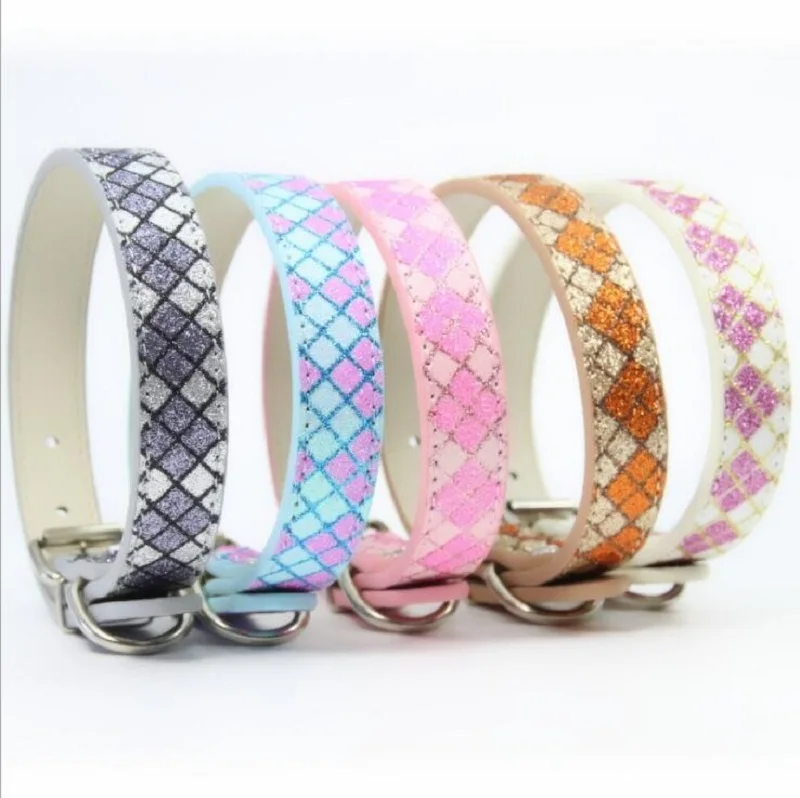 Bling Powder PU leather material XS S M L Lattice pattern Pet dog collars Leashes for Dogs lattice
Bling Powder PU leather material XS S M L Lattice pattern Pet dog collars Leashes for Dogs lattice