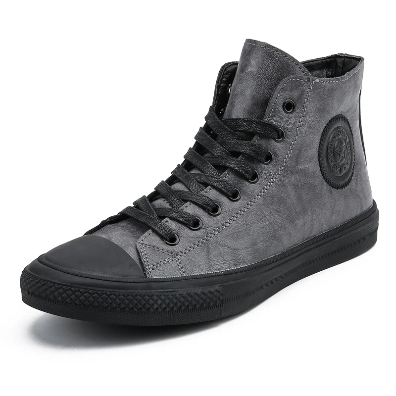 Designer Men shoes leather fashion High Tops Male boots Luxury Brand mens casual sneakers waterproof lace up Flats solid shoes
Designer Men shoes leather fashion High Tops Male boots Luxury Brand mens casual sneakers waterproof lace up Flats solid shoes