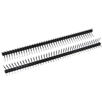 Hot Sale 100pcs 40 Pin 1x40 Single Row Male 2.54mm Breakable Pin Header Right Angle Connector Strip bending
Hot Sale 100pcs 40 Pin 1x40 Single Row Male 2.54mm Breakable Pin Header Right Angle Connector Strip bending