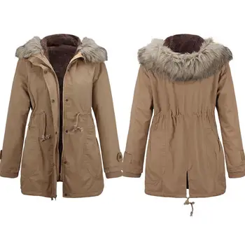 Newest Winter Solid Color Women Faux Fur Collar Hooded Parka Jacket Fishtail Long Coat
Newest Winter Solid Color Women Faux Fur Collar Hooded Parka Jacket Fishtail Long Coat