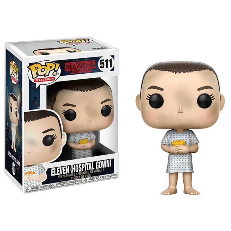 FUNKO POP Stranger Things Eleven(Hospital Gown) Vinyl Figure Toy Collection Action Figure Toy Model Doll Toys for Children
FUNKO POP Stranger Things Eleven(Hospital Gown) Vinyl Figure Toy Collection Action Figure Toy Model Doll Toys for Children