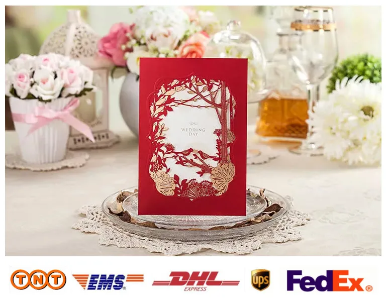 wholesale 2017 new laser cut wedding invitations with free shipping chinese red wedding invitation card for party supplies
wholesale 2017 new laser cut wedding invitations with free shipping chinese red wedding invitation card for party supplies