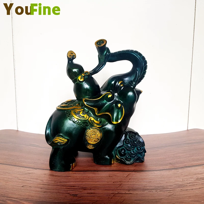Painted bronze elephant sculpture Interior decoration small ornaments home decoration crafts gifts
Painted bronze elephant sculpture Interior decoration small ornaments home decoration crafts gifts