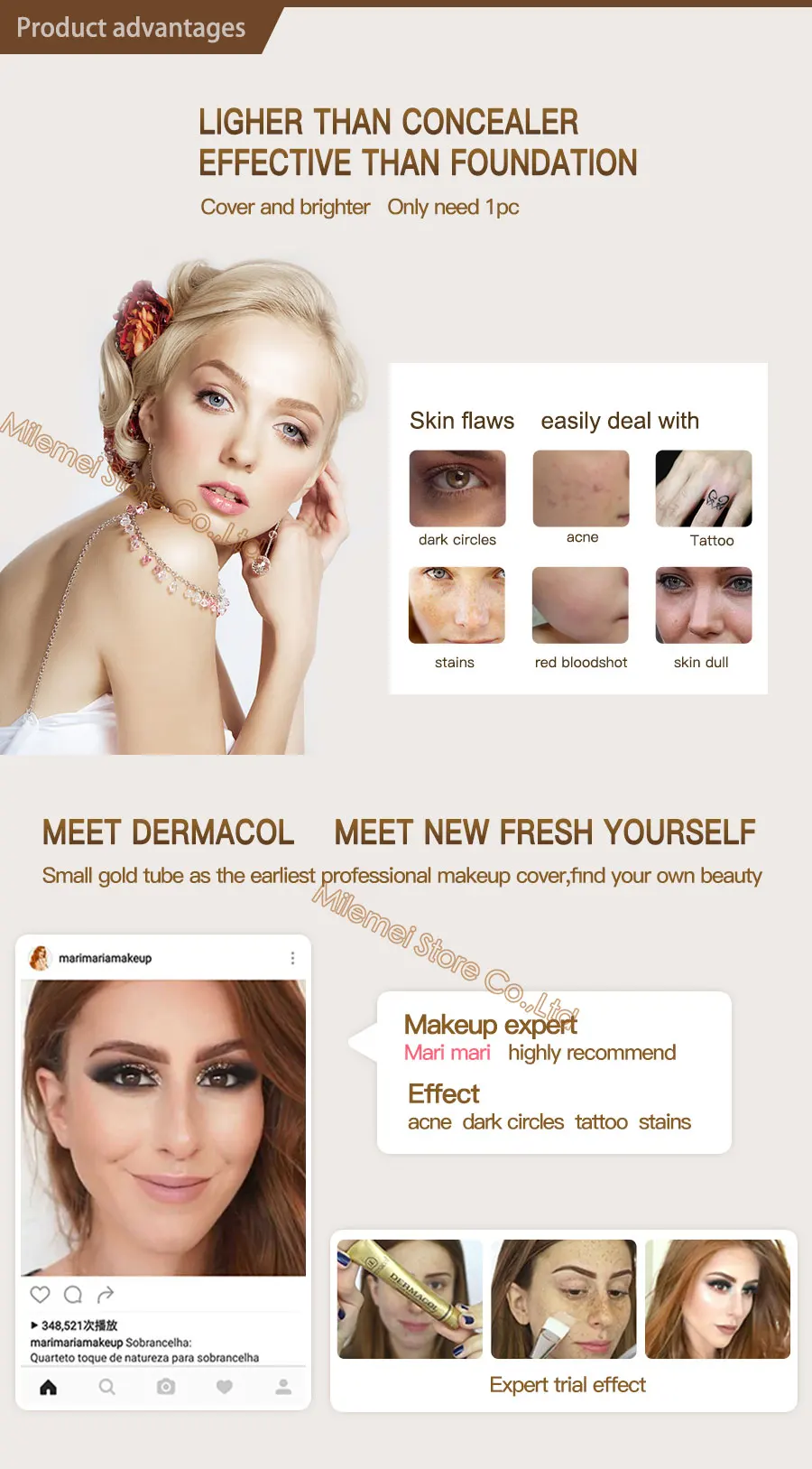 100 Original Dermacol Make Up Cover 30g Base Dermacol Professional Primer Concealer Face Makeup Foundation Contour Palette Base Palette Base Primer Concealerdermacol Make Up Cover Aliexpress