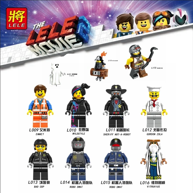 Legoing Movie 2 Emmet Wyldstyle Sheriff Gordon Zola Bad Cop Lord Business Vitruvius Unikitty Figures Building Block Toy Legoings
Legoing Movie 2 Emmet Wyldstyle Sheriff Gordon Zola Bad Cop Lord Business Vitruvius Unikitty Figures Building Block Toy Legoings