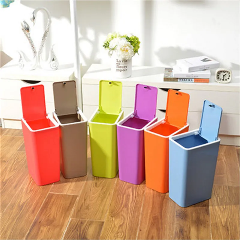 1pc Plastic Trash Can with Lid Dustbin Home Office Waste Bin Rubbish Bin Push-on Cap Design for Home Living Room High Quality
1pc Plastic Trash Can with Lid Dustbin Home Office Waste Bin Rubbish Bin Push-on Cap Design for Home Living Room High Quality
