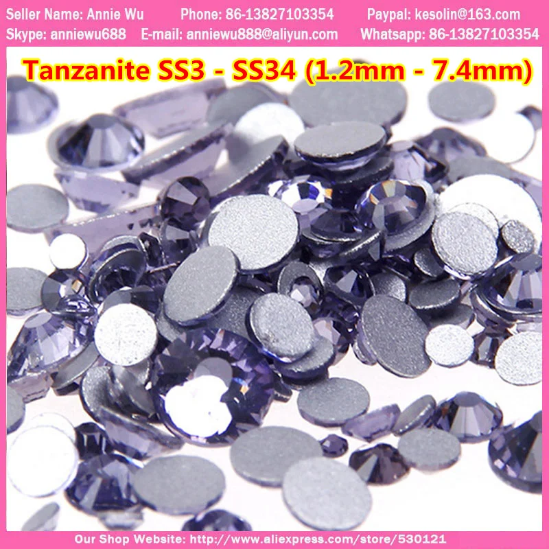 Free Shipping ss3 - ss34 Tanzanite rhinestone ss3 ss10 for Nail Art Flatback Non Hotfix Glue on Nail Art Rhinestones Decorations
Free Shipping ss3 - ss34 Tanzanite rhinestone ss3 ss10 for Nail Art Flatback Non Hotfix Glue on Nail Art Rhinestones Decorations
