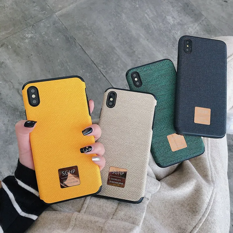 Cloth color matching simple business case for iphone XS Max XR XS X solid color silkworm men and women soft stripes letters
Cloth color matching simple business case for iphone XS Max XR XS X solid color silkworm men and women soft stripes letters