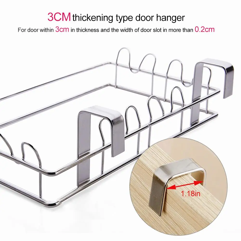 Stainless Steel Kitchen Rack Garbage Bag Towel Hook Hanger For Handling Kitchen Supplies
Stainless Steel Kitchen Rack Garbage Bag Towel Hook Hanger For Handling Kitchen Supplies