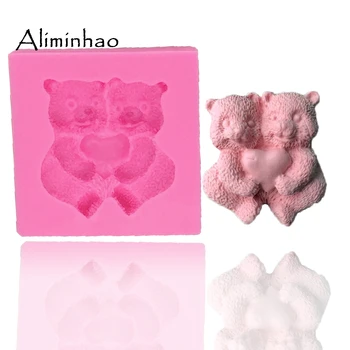 B0386 bears DIY Cake chocolate Silicone mould fondant cake decorating tools Sugarpaste Craft Bakeware supply
B0386 bears DIY Cake chocolate Silicone mould fondant cake decorating tools Sugarpaste Craft Bakeware supply