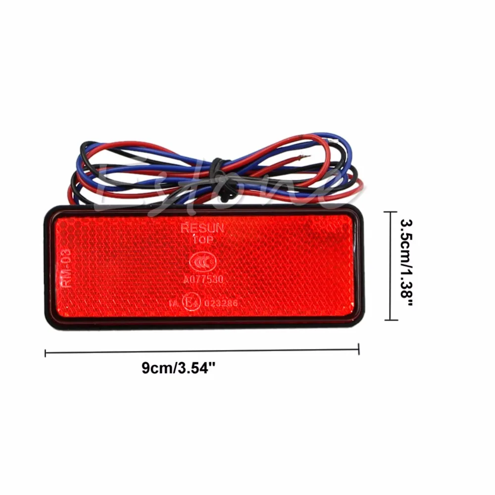 Hot LED Reflector Rear Tail Brake Stop Marker Light CAR Truck Trailer Motorcycle 12