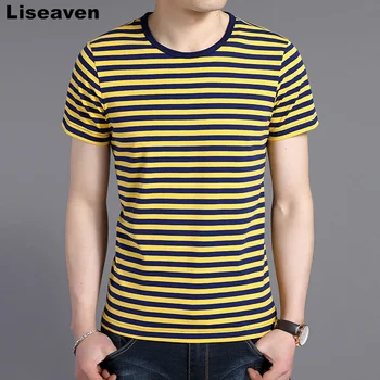 Liseaven Men Striped Tee Shirt Short Sleeve T Shirt O-Neck Causal Summer Tshirt Tops
Liseaven Men Striped Tee Shirt Short Sleeve T Shirt O-Neck Causal Summer Tshirt Tops