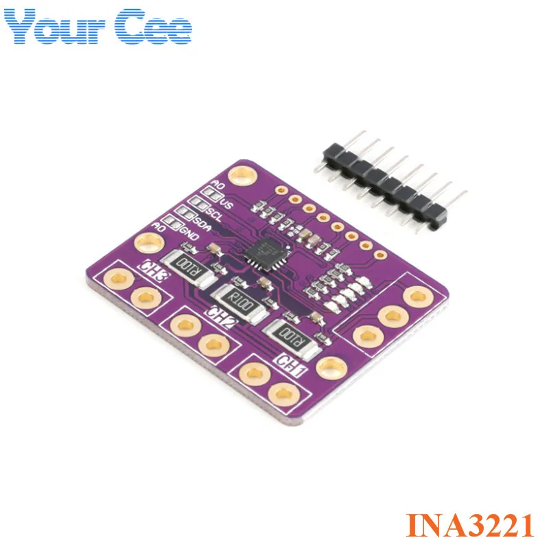 I2C SMBUS INA3221 Triple-Channel Shunt Current Power Supply Voltage Monitor Sensor Board Module Replace INA219 With Pins
I2C SMBUS INA3221 Triple-Channel Shunt Current Power Supply Voltage Monitor Sensor Board Module Replace INA219 With Pins