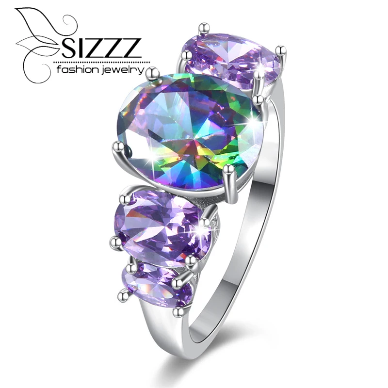 SIZZZ 2018 New jewelry colorful Cubic Zirconia Stainless Steel ring fashion for women
SIZZZ 2018 New jewelry colorful Cubic Zirconia Stainless Steel ring fashion for women