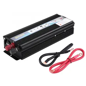 Black 2000W DC 12V to AC 220V Car Power Inverter Converter USB Charger Adapter Tool
Black 2000W DC 12V to AC 220V Car Power Inverter Converter USB Charger Adapter Tool