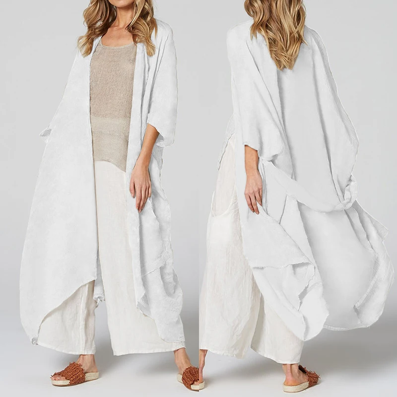 2019 Celmia Summer Tops Women Vintage Shirts Long Blouse Kimono Cardigan Belted Casual Loose Beach Cover Up Blusas Mujer S-5XL
2019 Celmia Summer Tops Women Vintage Shirts Long Blouse Kimono Cardigan Belted Casual Loose Beach Cover Up Blusas Mujer S-5XL