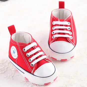 Classic canvas Sports Sneakers Newborn Baby Boys Girls First Walkers Boots Infant Toddler Anti-slip Prewalker baby Shoes
Classic canvas Sports Sneakers Newborn Baby Boys Girls First Walkers Boots Infant Toddler Anti-slip Prewalker baby Shoes