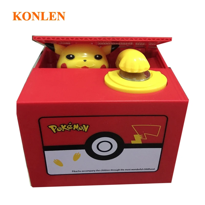 Pokemon go plus coins safe box Piggy Bank Steal coin electronic blister Thief Money saving Box for birthday
Pokemon go plus coins safe box Piggy Bank Steal coin electronic blister Thief Money saving Box for birthday