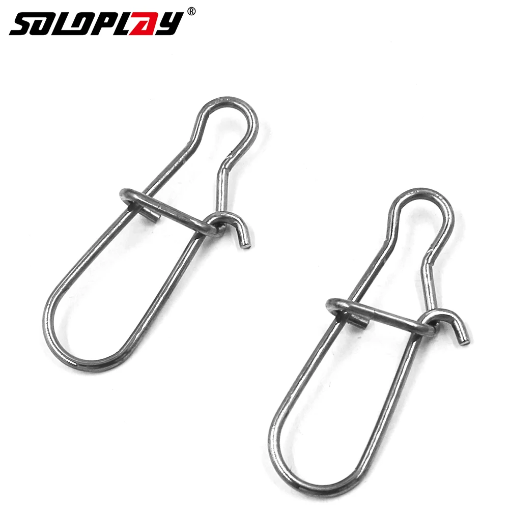 SOLOPLAY 50pcs Hooked Snap Stainless Steel Fishing Barrel Swivel Safety Snaps Hook Lure Accessories Connector Snap Pesca
SOLOPLAY 50pcs Hooked Snap Stainless Steel Fishing Barrel Swivel Safety Snaps Hook Lure Accessories Connector Snap Pesca