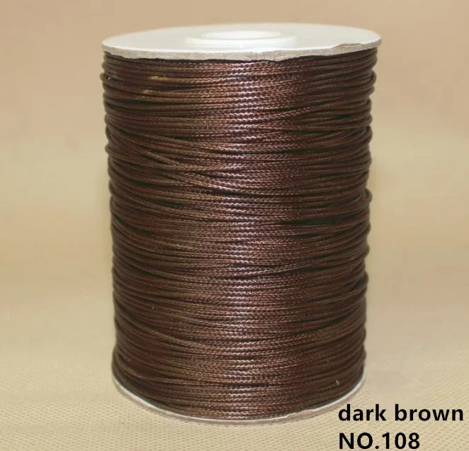 Wholesale 1mm leather round wax thread wax rope braided rope korean wax thread 160m long
Wholesale 1mm leather round wax thread wax rope braided rope korean wax thread 160m long