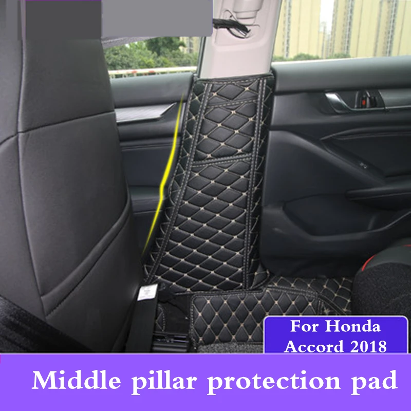 Car Interior PU Leather B Pillar Anti kick Mat Middle pillar protection pad Protection Side Edge Film mat For Honda Accord 2018
Car Interior PU Leather B Pillar Anti kick Mat Middle pillar protection pad Protection Side Edge Film mat For Honda Accord 2018