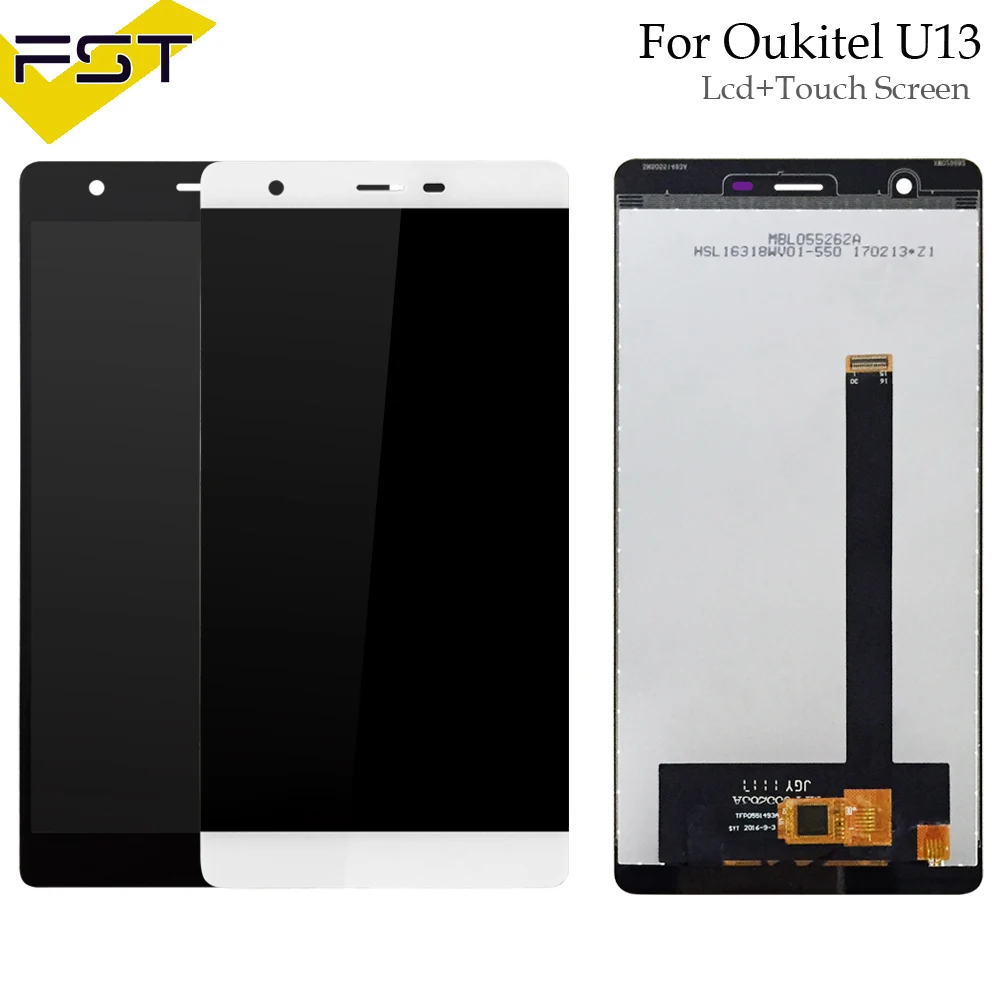 Black/White For Oukitel U13 LCD Display+Touch Screen 100% Tested LCD+Digitizer Assembly Glass Panel Spare Parts+Free Tools
Black/White For Oukitel U13 LCD Display+Touch Screen 100% Tested LCD+Digitizer Assembly Glass Panel Spare Parts+Free Tools