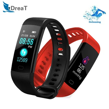 Bluetooth Smart Bracelet Color Screen Y5 Smartband Heart Rate Monitor Blood Pressure Measurement Fitness Tracker Wristband
Bluetooth Smart Bracelet Color Screen Y5 Smartband Heart Rate Monitor Blood Pressure Measurement Fitness Tracker Wristband
