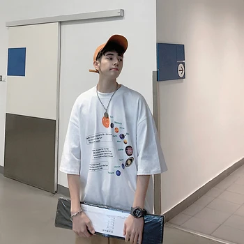 2019 Spring And Summer New NS Wind Loose Version Printing Male Korean Short-sleeved Cotton Casual T-shirt Harajuku
2019 Spring And Summer New NS Wind Loose Version Printing Male Korean Short-sleeved Cotton Casual T-shirt Harajuku