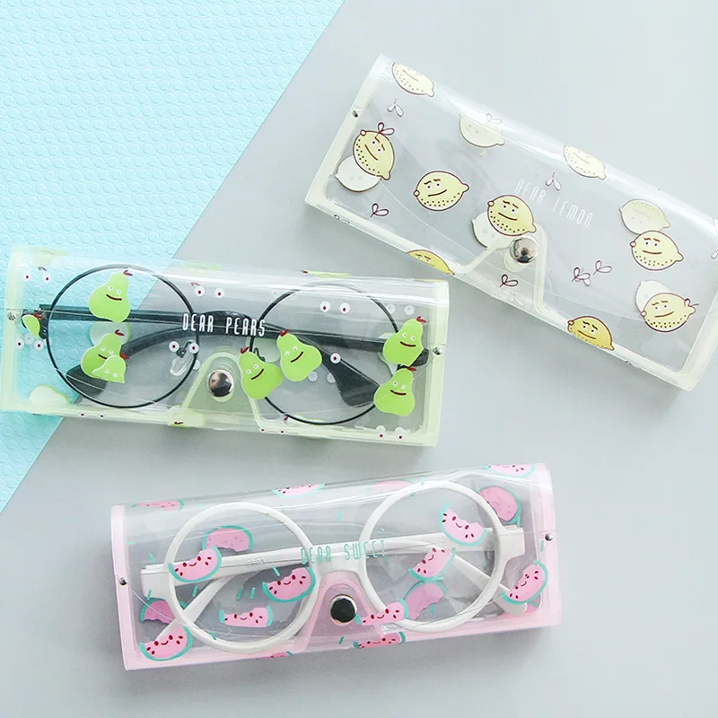 1Pc Fruit Pattern Transparent Soft Plastic Eye Glasses Protector Case Multifunction Makeup Brushes Holder Students Pencil Case
1Pc Fruit Pattern Transparent Soft Plastic Eye Glasses Protector Case Multifunction Makeup Brushes Holder Students Pencil Case