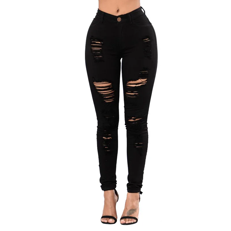 JENYAGE Distressed Boyfriend Jeans Women Sexy High Quality Bodycon Ankle Length Hollow Out Biker Moto Ripped Black Skinny Jeans
JENYAGE Distressed Boyfriend Jeans Women Sexy High Quality Bodycon Ankle Length Hollow Out Biker Moto Ripped Black Skinny Jeans