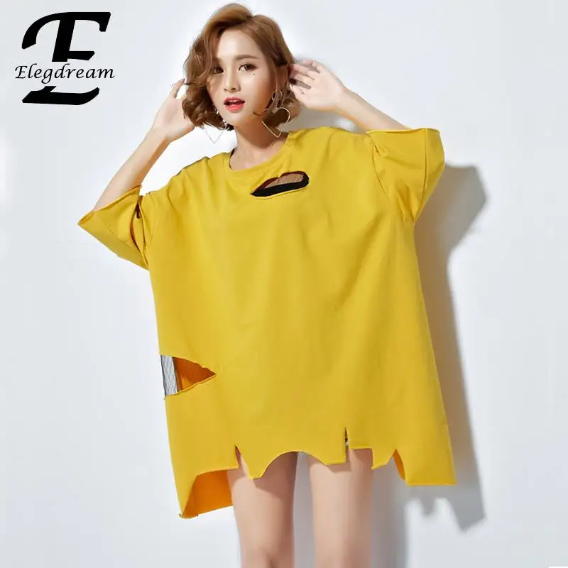 Elegdream Casual Loose Plus Size Clothing Women Cotton Shirts Tops Fashion Hole Tees Tunic Ladies Hollowout Blouses Vestidos 6XL
Elegdream Casual Loose Plus Size Clothing Women Cotton Shirts Tops Fashion Hole Tees Tunic Ladies Hollowout Blouses Vestidos 6XL