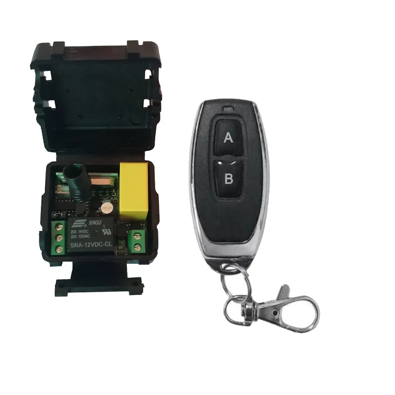 AC220V 10A 1CH 1 Channel RF 433MHz Wireless Remote Control Light Switch 10A Relay Output Radio Receiver Module + Transmiter
AC220V 10A 1CH 1 Channel RF 433MHz Wireless Remote Control Light Switch 10A Relay Output Radio Receiver Module + Transmiter