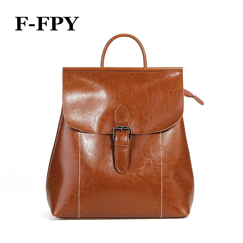 Women Backpack korean Style School Bags Oil Wax Cowhide Leather Backpacks For Teenage Girls Luxury Designer Backpack Travel Bags
Women Backpack korean Style School Bags Oil Wax Cowhide Leather Backpacks For Teenage Girls Luxury Designer Backpack Travel Bags