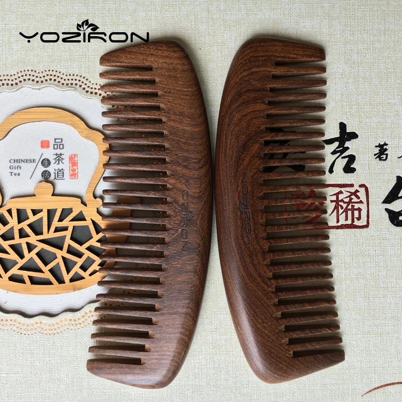 YOZIRON 1pcs Natural Health Care black gold Sandalwood Hair Comb Anti-static Beard wooden Comb Wide Tooth Hairbrush P059
YOZIRON 1pcs Natural Health Care black gold Sandalwood Hair Comb Anti-static Beard wooden Comb Wide Tooth Hairbrush P059